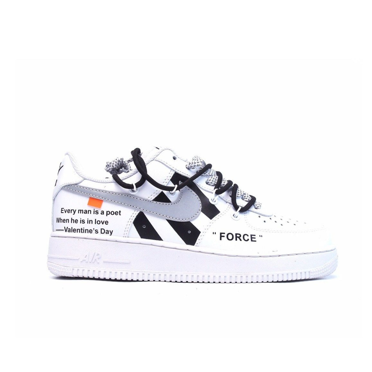 Nike Air Force 1 07 Low White Black Silver